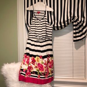 "Elle" Summer Black & White Dress
